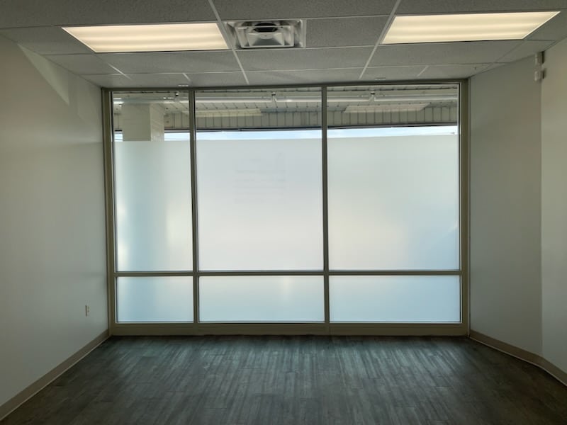 retail strip mall window film