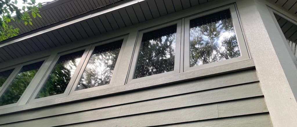 residential bird safety window film - complete application.